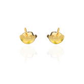 Spaghetti Stud Earring 18K Gold Plated